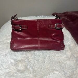 Tommy Hilfiger red leather purse